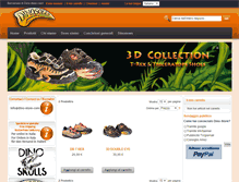 Tablet Screenshot of dino-store.com